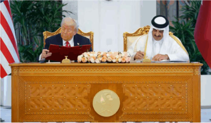 Donald trump in katar